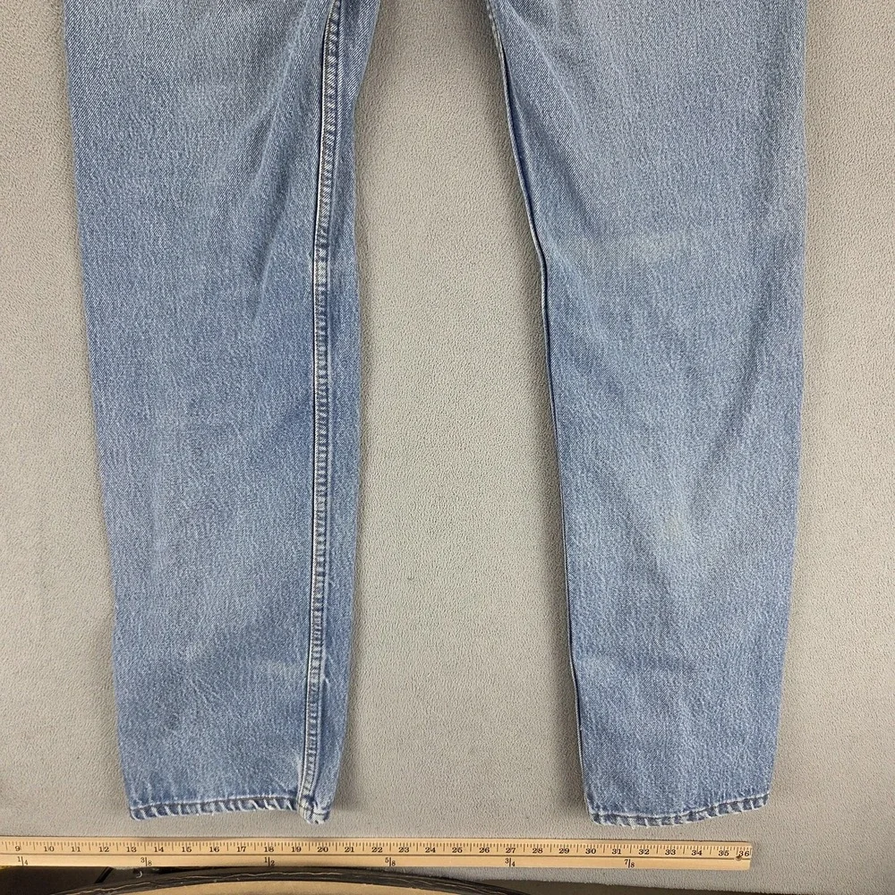 Vintage Levis 501 Jeans Mens Blue Button Fly Made In USA Altered Hem Fits 30x32